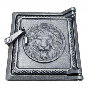 Дверка чугунная прочистная М2 ЛЕВ 150х155 мм