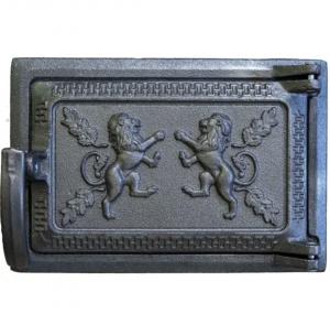 Дверці чавунні піддувальні М2 ЛЕВ 165х245 мм